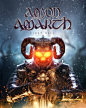 Skull Viking - Amon Amarth poster : This is my entry for a contest for the band Amon Amarth.