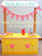 AG Doll Play Lemonade Stand as featured on www.realcoake.com