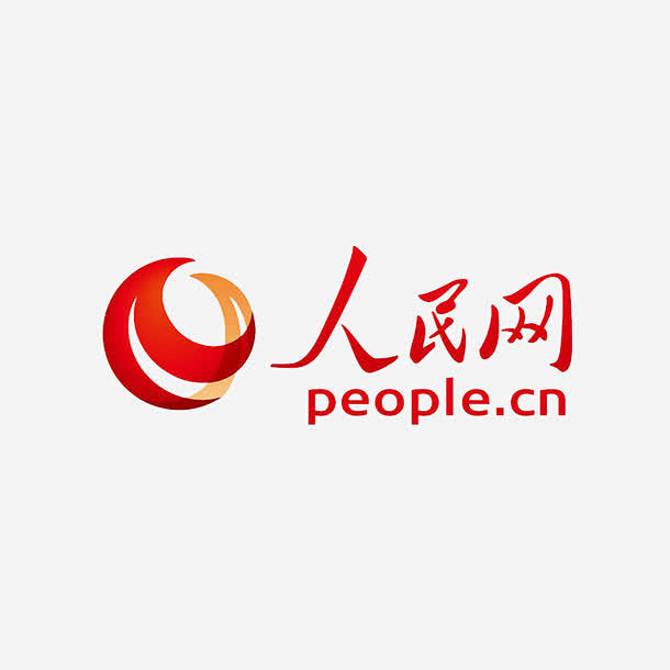 红色人民网logo标志88ICON 设计...