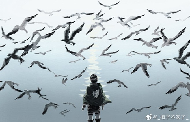 艾伦耶格尔看海