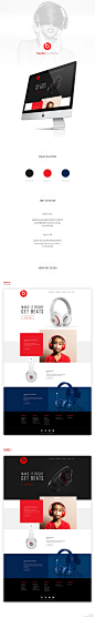 beats website redesign七米设计website优秀电商设计互动平台 - WWW.7MSJ.COM