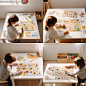 fuzaolab_Bright_home_scene_of_a_four-year-old_girl_playing_with_3ca76e7b-c957-4250-b537-73df6406c161_看图王