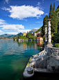 楼梯，科莫湖（Lake Como），意大利。摄影师：donna.