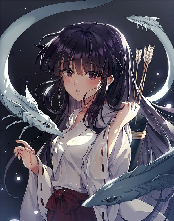 桔梗様*.+゜ 桔梗(犬夜叉) （238枚）桔梗(犬夜叉) - RE.BoBoのイラスト - pixiv