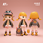3D卡通 girl IP 插画 潮玩