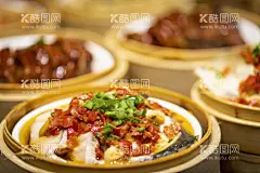 蒸菜美食海报素材  - 源文件下载【酷图网】蒸菜,美食,背景,海报,素材