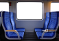 Train seats - 创意图片 - 视觉中国_合成素材 _火车 #率叶插件，让花瓣网更好用#
