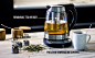 Amazon.com: Chefman Electric Glass Digital Tea Kettle with FREE Tea Infuser, Built-In Precision Temperature Control Panel Base & Keep Warm Function, 1.7 Liter/1.8 Quart - RJ11-17-GP: Kitchen & Dining
