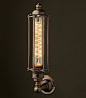 复古工业风格灯具。