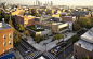 Greenpoint Library and Environmental Education Center - SCAPE : At the corner of a busy intersection, the re-imagined Greenpoint branch of the Brooklyn Public Library transforms a Carnegie-era building into a dramatically expanded community-based hub for 