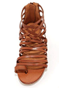 Sixtyseven 75961 Ashley Vachetta Brandy Gladiator Sandals