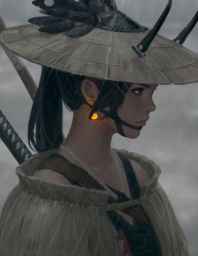 
雨