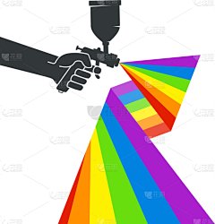 涂料,金属,概念,工业,图像,矢量,彩色图片,分离着色,服务,剪影