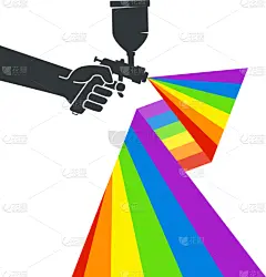 涂料,金属,概念,工业,图像,矢量,彩色图片,分离着色,服务,剪影