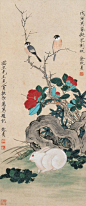 [转载]国画大师俞致贞工笔花鸟作品欣赏（二）