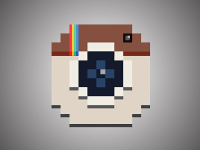 Pixel Instagram Icon