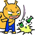 呆呆小熊摔qq表情，呆呆小熊摔东西系列图片_第1页_QQ表情包下载_表情党