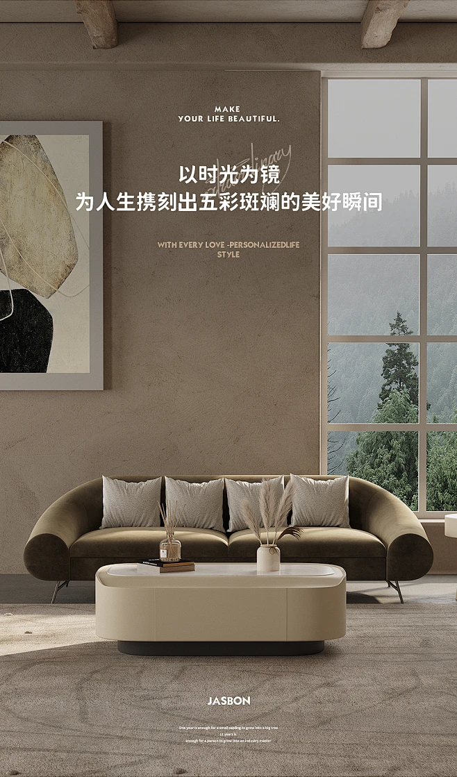 意式极简布艺沙发侘寂风异形沙发小户型客厅设计师创意孺子牛沙发-淘宝网-花瓣网