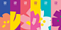 branding  festival logo wordmark graphic Space  flower