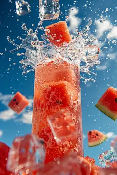 夏日饮品健康西瓜汁