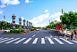  道路景观设计景观04中分带景观小品透视图一_12-13_城市道路景观设计