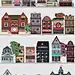 Canada : Limited edition series for  &quot;House of Artist&quot; project in Bashla.22 different houses based on this editorial illustration.