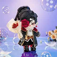 喵屋小铺官方正版天官赐福漫画周边周年庆谢怜花城20cm棉花娃娃-淘宝网