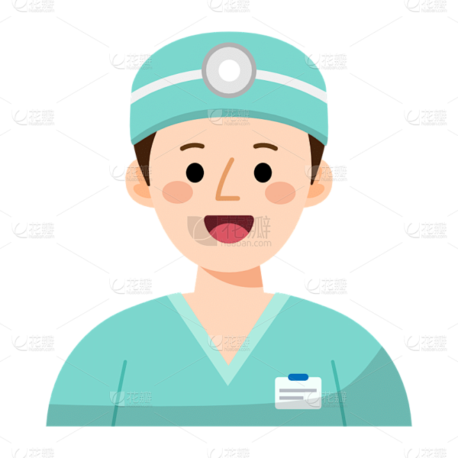 ICON-人物头像元素-医生3