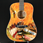 2017 Martin D-18RG Robert Goetzl Custom Signature Edition Robert Goetzl Custom Art > Guitars Acoustic | Miami-Guitars : This Custom Signature Edition D-18, featuring imprinted original artwork by the talented Robert F. Goetzl, is a tribute to the Lakot