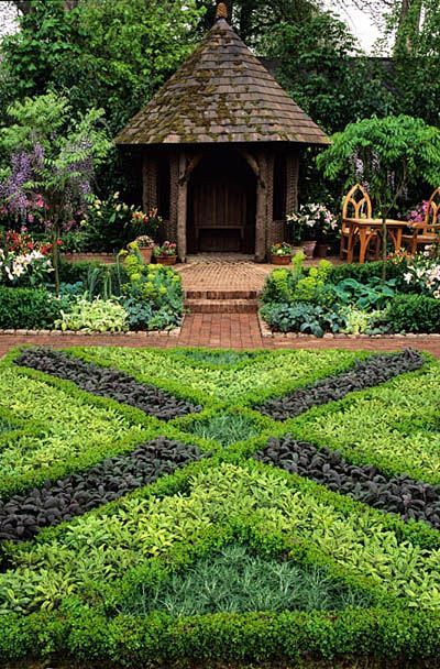herb knot garden , p...