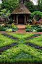 herb knot garden , photo by John glover: 