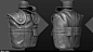 Military clothing , Kua : -army clothing
-a project I do in my free time 
-Because I do not know how to use the marvelous designer to use the zbrush to describe manually, there are still many errors :(