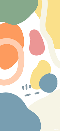 五彩斑斓的色块