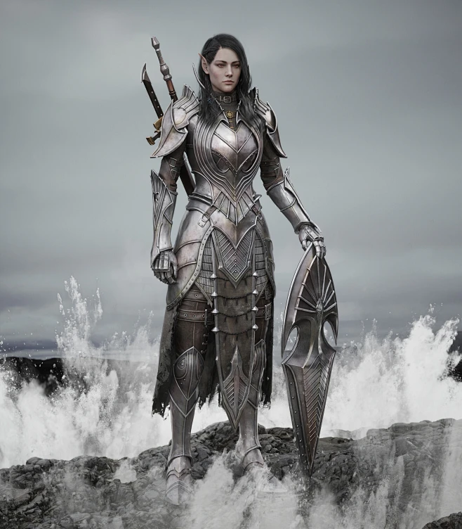Elf Armor warrior..-花瓣网