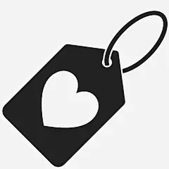 爱情标签心形标签机票图标_88ICON https://88icon.com 爱情标签 心形标签 机票 购物 销售 产品 价格 标签 礼物