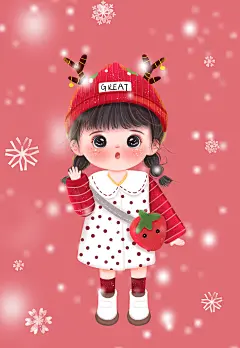 卡通人物_芯子菇凉__插画师作品_涂鸦王国gracg.com