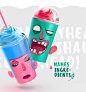 《Shake my head》高颜值饮品包装设计 设计圈 展示 设计时代网-Powered by thinkdo3