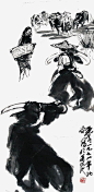 装饰免抠牛水墨画png免抠素材_新图网 https://ixintu.com 水墨牛 装饰水墨画 中国风 传统水墨 设计素材