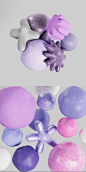 Abstract 3d render / Personal project / Cinema 4D + Redshift material practice