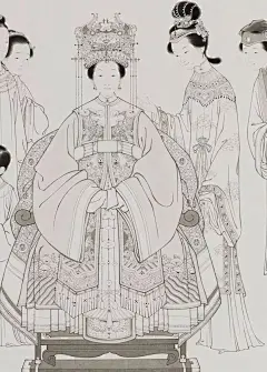 罗寒蕾丨当代工笔的极致之美_人物 : 她的艺术之路“一帆风顺” 她在工笔画的创作过程里 ▼ 罗寒蕾的自画像 她想要的是那种虚实对比强烈的感觉 她保留了人物头部的色彩 强烈的虚实对比更合她的心意…