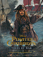 Pirates of the Caribbean : Tides of war , Park Pyeongjun : mobile game loading image illustration