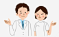 医生护士白衣工作者图标高清素材 宣传 疫情 病毒 防护 UI图标 设计图片 免费下载 页面网页 平面电商 创意素材