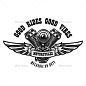 徽章模板与翅膀的摩托车汽车-杂项矢量Emblem Template with Winged Motorcycle Motor - Miscellaneous Vectors徽章,自行车,摩托车,黑色,直升机,习俗,象征,引擎,图标,说明,孤立的,标志,金属,汽车,摩托车,摩托车,部分,活塞,种族、修理、复古,服务,标志,速度,运动,邮票,象征,模板,矢量,翼 badge, bike, biker, black, chopper, custom, emblem, engine, icon, illustra