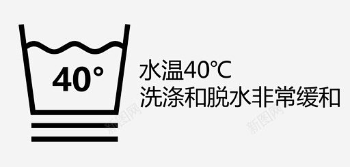 水温40℃洗涤和脱水非常缓和 创意素材