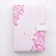 磁扣手账本ins简约小清新学生彩页少女心笔记本子手绘日记本可爱-淘宝网