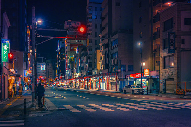 位于日本的深夜街道 丨 Anthony Presley