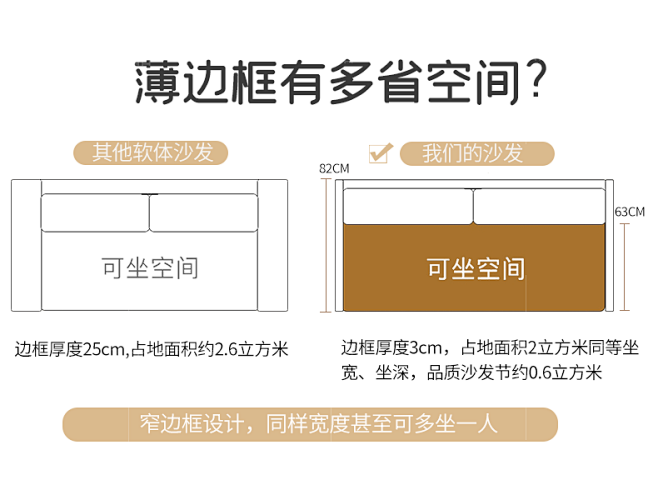 创品日式沙发悬浮云朵实木沙发组合奶油风布...