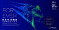 抽象体育运动会滑雪奔跑比赛动作粒子剪影KV主视觉背景展板 G2031-淘宝网