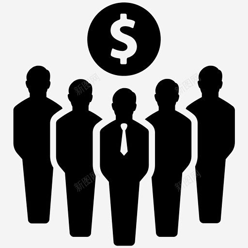 收入储蓄销售人员图标icon标识标志ui图标设计图片免费下载页面网页