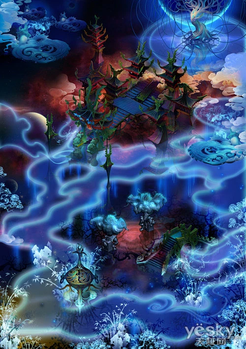 《封神》游戏场景设定集-花瓣网